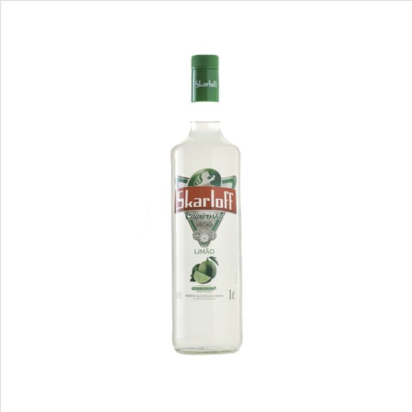 Vodka Caipiroska Limão SKARLOFF Garrafa 1 Litro