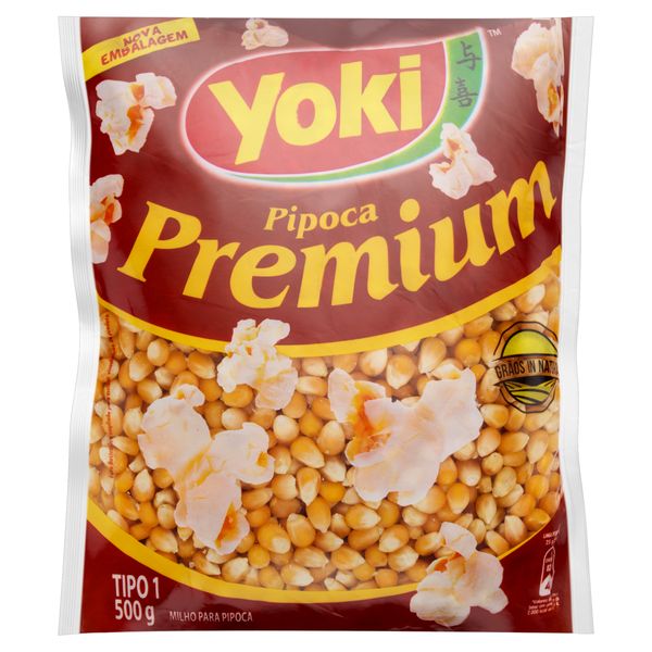 Milho de Pipoca YOKI Premium Pacote 500g