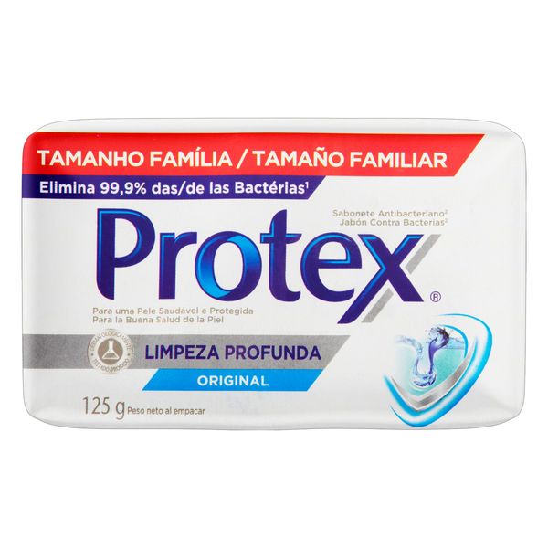 Sabonete Antibacteriano PROTEX Original Limpeza Profunda Barra 125g
