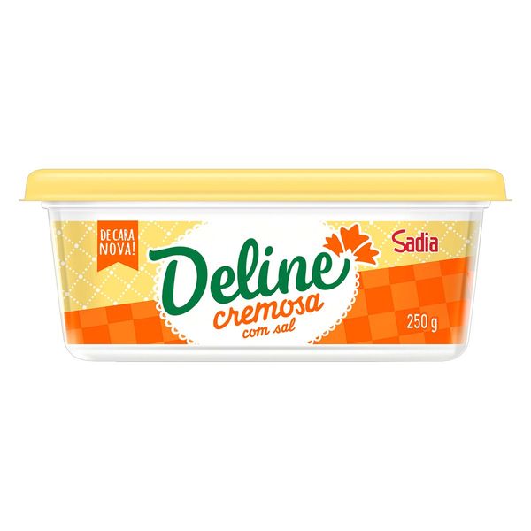 Margarina DELINE Cremosa com Sal Pote 250g