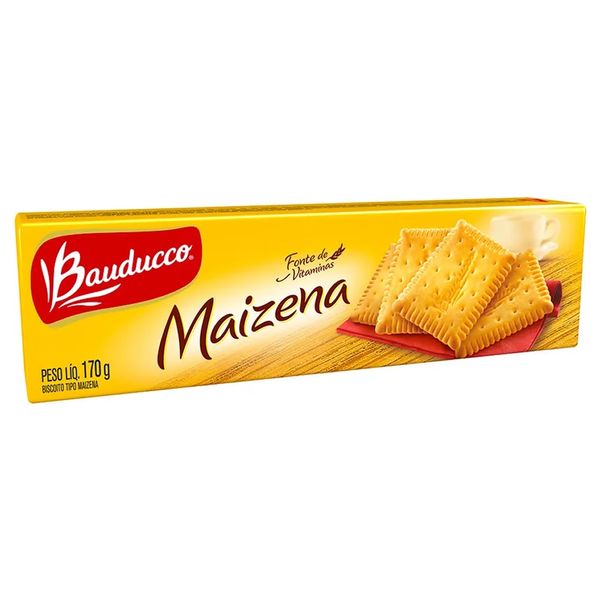 Biscoito Maizena BAUDUCCO Pacote 170g Biscoito Maizena BAUDUCCO Pacote 170g