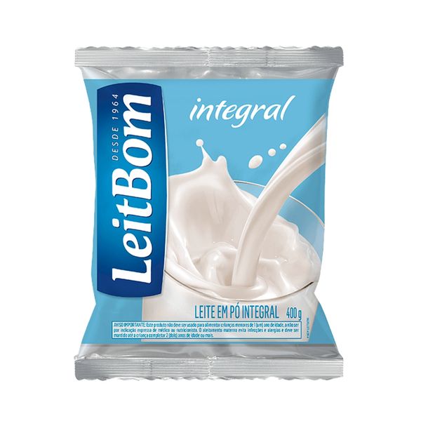 Leite Pó LEITBOM Integral Sachê 400g Leite Pó LEITBOM Integral Sachê 400g