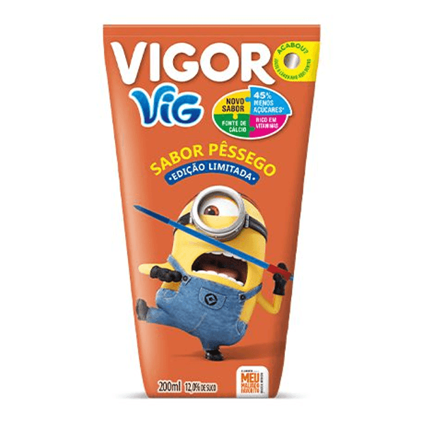 Bebida de Frutas VIGOR Vig Pêssego 200ml