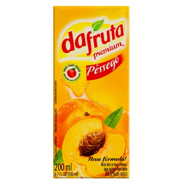 Néctar Pêssego DAFRUTA Premium Caixa 200ml
