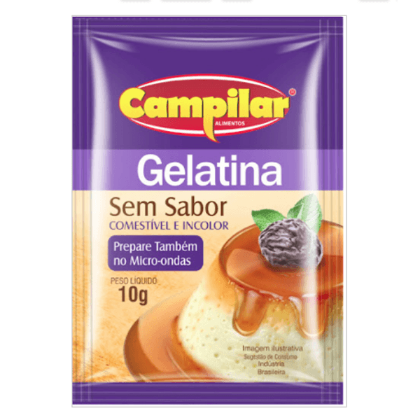 Gelatina CAMPILAR Sem Sabor 10g