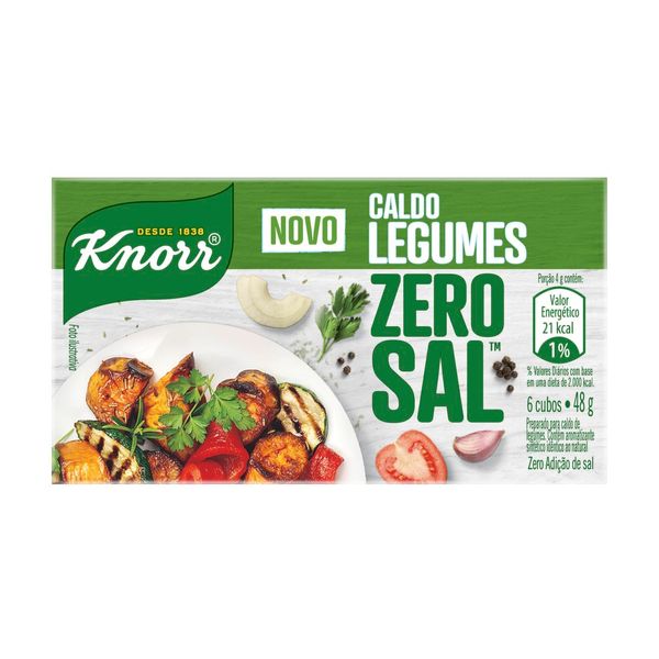 Caldo KNORR Zero Sal Legumes 48g