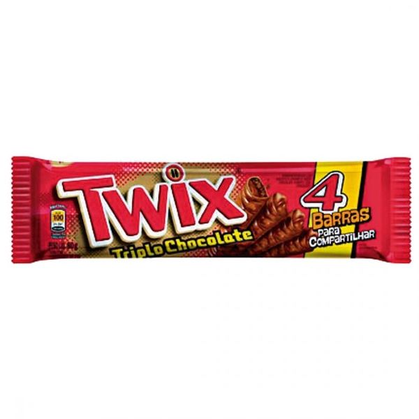 Chocolate Triplo TWIX 4 Barras 80g