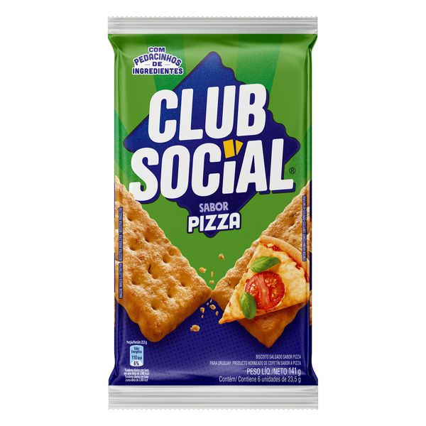 Biscoito CLUB SOCIAL Pizza Pacote 141g