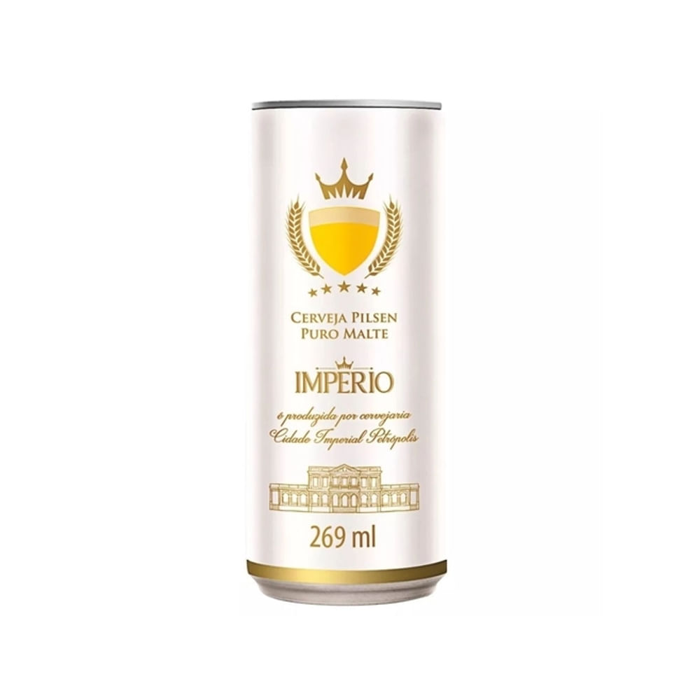 Cerveja Pilsen Puro Malte IMPÉRIO Lata 269ml