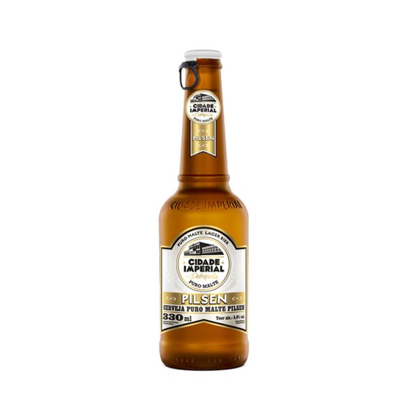 Cerveja Puro Malte CIDADE IMPERIAL Pilsen Garrafa 330ml