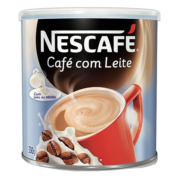 Café com Leite Nescafé NESTLÉ Lata 330g