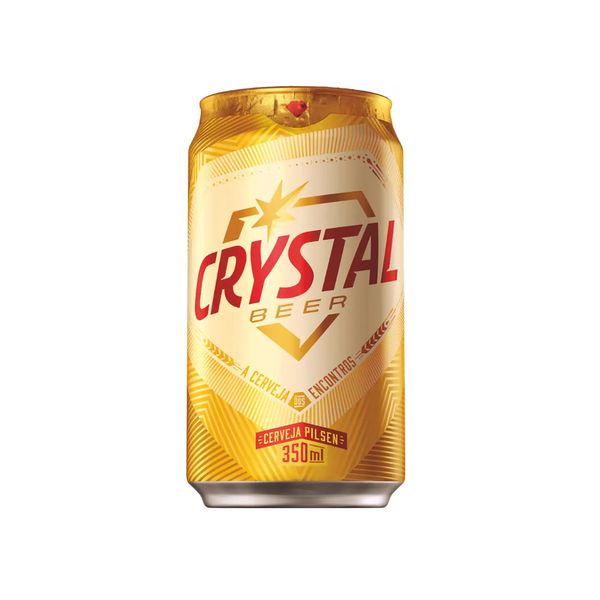 Cerveja Pilsen CRYSTAL Lata 350ml