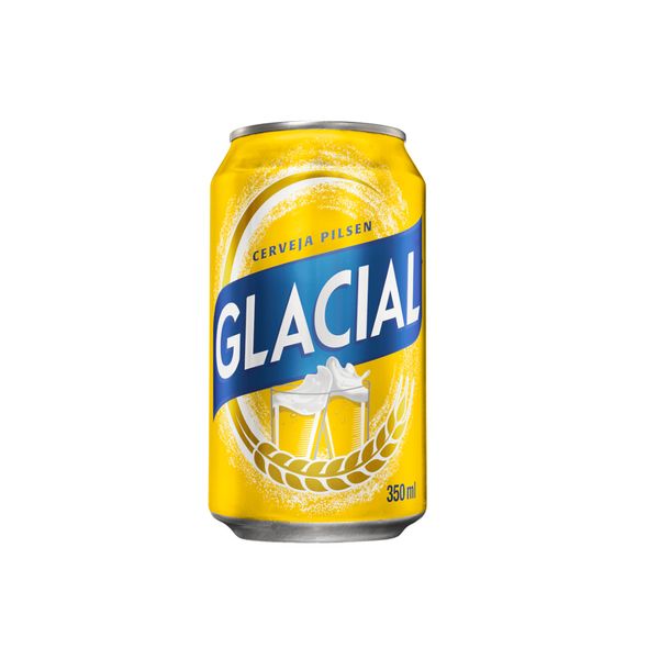 Cerveja Pilsen GLACIAL Lata 350ml