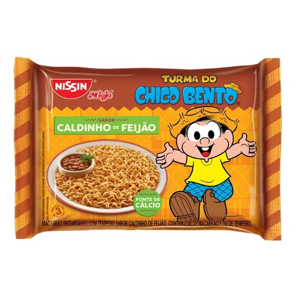 Macarrão Instantâneo Turma CHICO BENTO Caldinho de feijão 75g Macarrão Instantâneo Turma CHICO BENTO Caldinho de feijão 75g