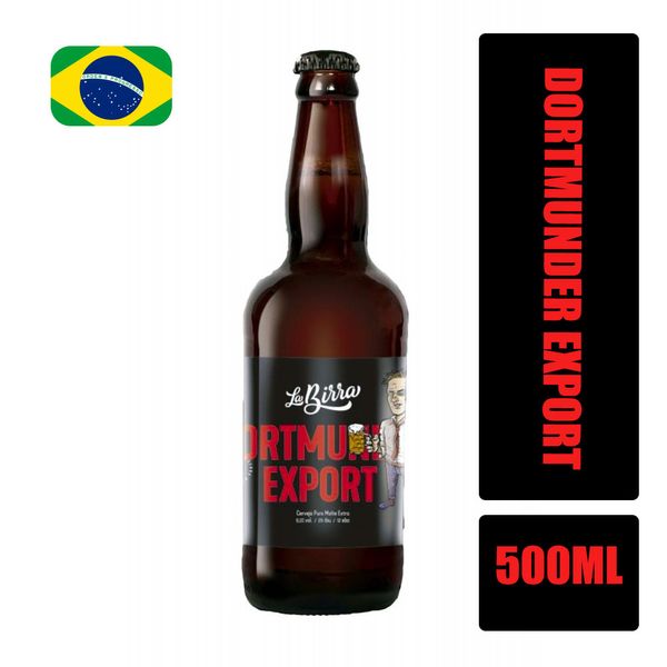 Cerveja LA BIRRA Dortmunder Export Garrafa 500ml