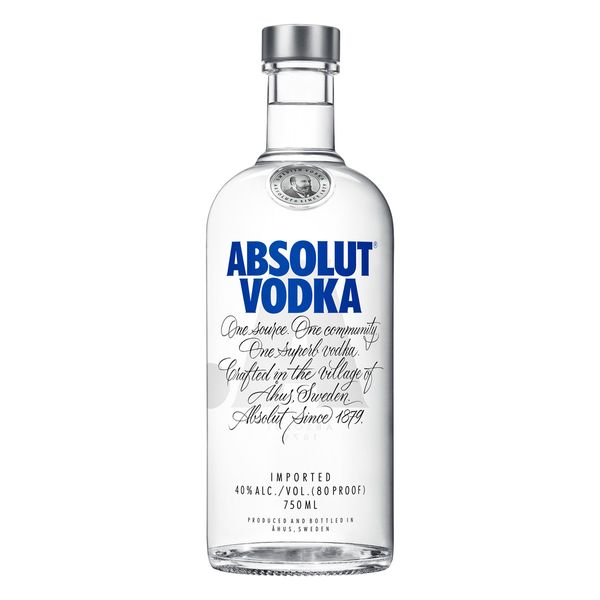 Vodka Absolut Original Garrafa 750ml