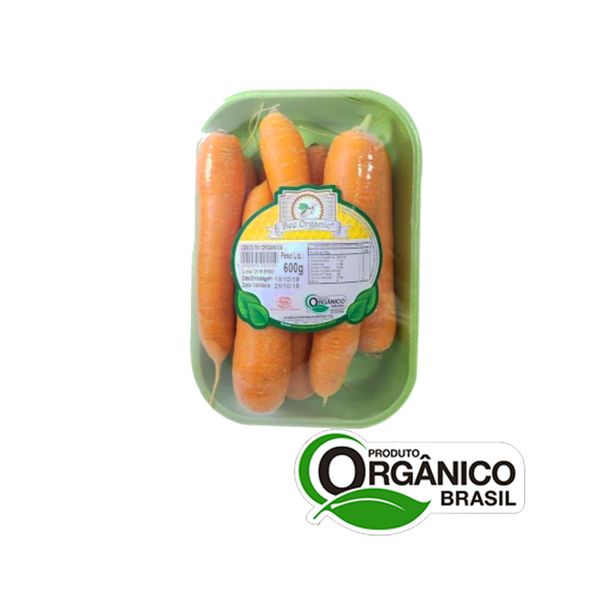 Cenoura BEE ORGANIC Orgânico Pacote 600g