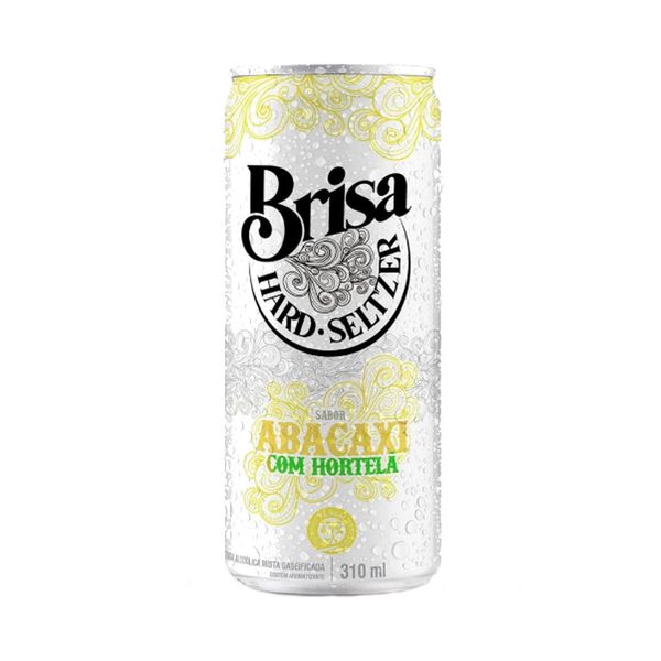 Brisa HARD SELTZER Abacaxi com Hortelã Lata 310ml