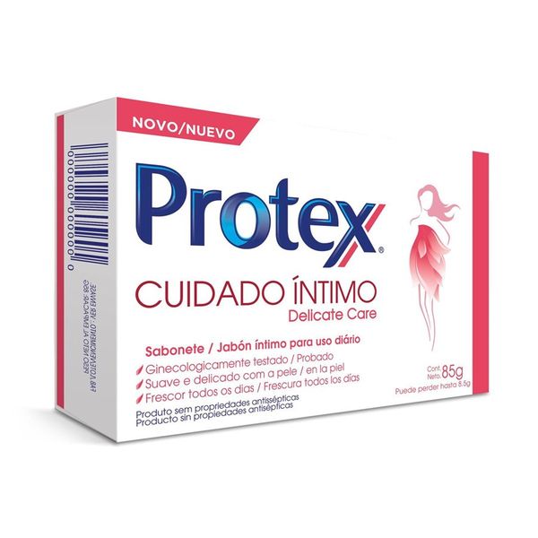 Sabonete PROTEX Cuidado Íntimo Delicate Care Caixa 85g