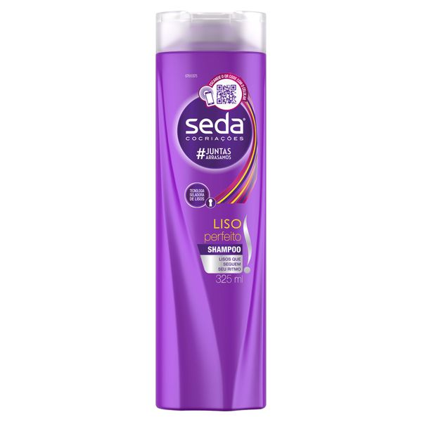 Shampoo Seda Cocriações Liso Perfeito Frasco 325ml Shampoo Seda Cocriações Liso Perfeito Frasco 325ml
