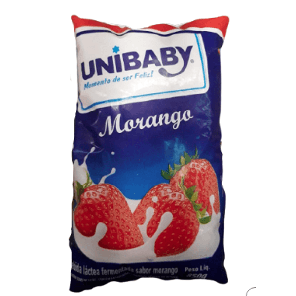 Bebida Lactea UNIBABY Sabor Morango 900g Bebida Lactea UNIBABY Sabor Morango 900g