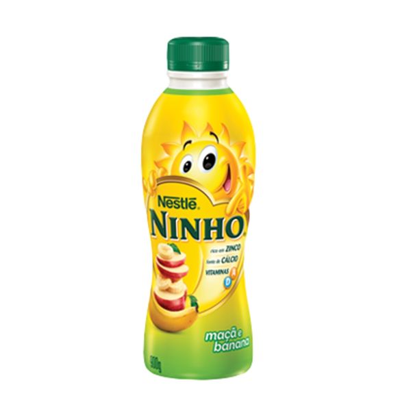 Iogurte Líquido NINHO Sabor Maçã/Banana Frasco 850g