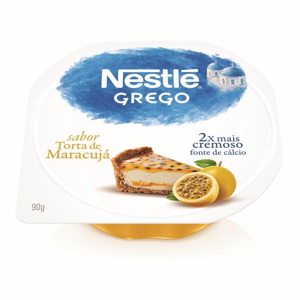 Iogurte Grego Light NESTLÉ Torta de Maracujá Pote 90g Iogurte Grego Light NESTLÉ Torta de Maracujá Pote 90g
