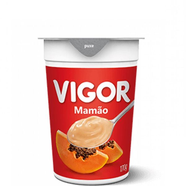 Iogurte Integral Mamão VIGOR Copo 170g