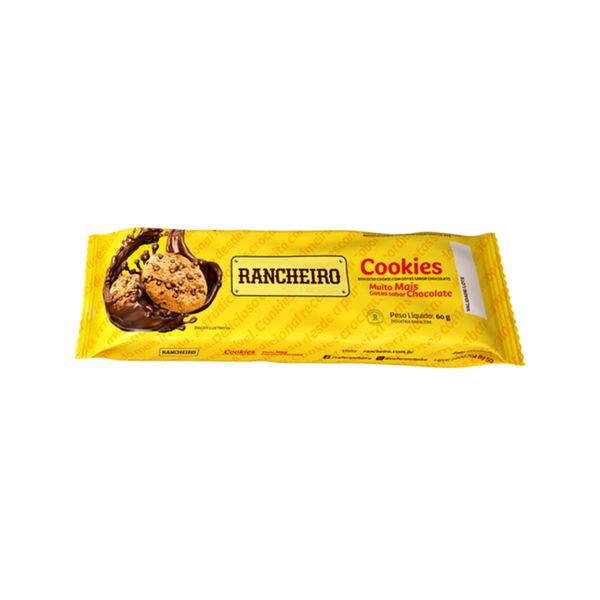 Cookies RANCHEIRO com Gotas de Chocolate Pacote 60g