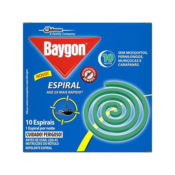 Inseticida Baygon Espiral 10un