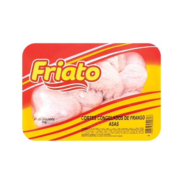 Asas de Frango Congelado FRIATO Bandeja 1kg