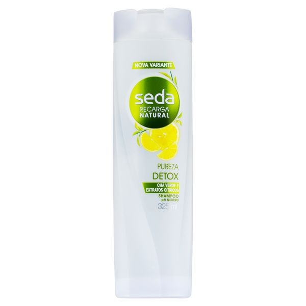 Shampoo SEDA Recarga Natural Pureza Detox Frasco 325ml Shampoo SEDA Recarga Natural Pureza Detox Frasco 325ml