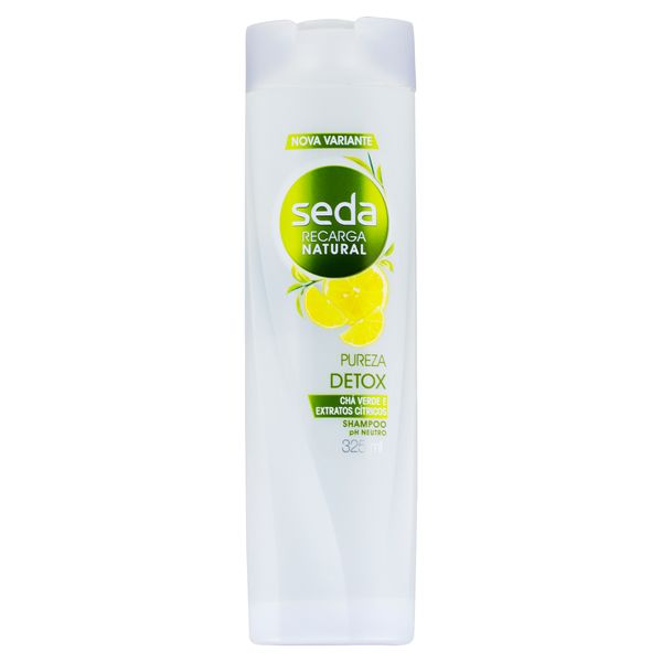 Shampoo SEDA Recarga Natural Pureza Detox Frasco 325ml