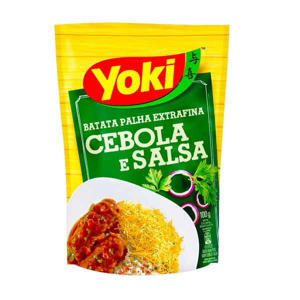 Batata Palha YOKI Extrafina Cebola e Salsa Pacote 100g