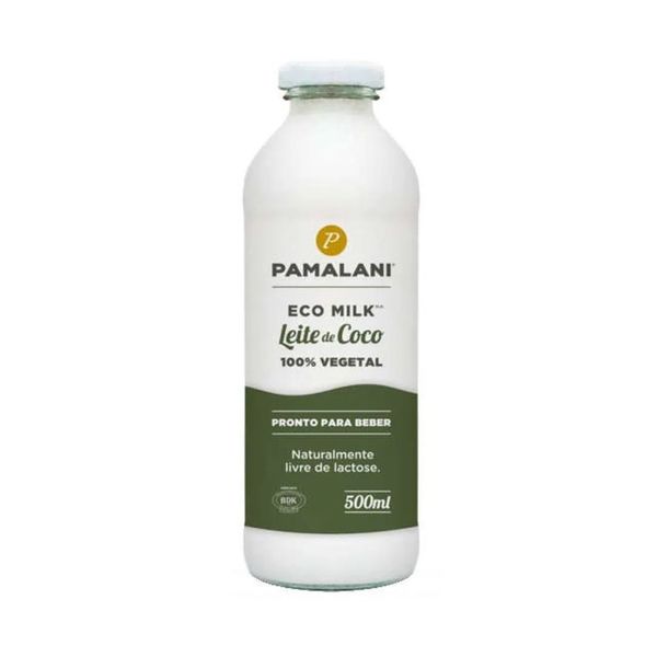 Eco Milk Leite de Coco PAMALANI 100% Vegetal Garrafa 500ml