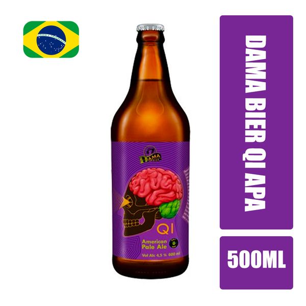 Cerveja DAMA Bier QI American Pale Ale Garrafa 500ml