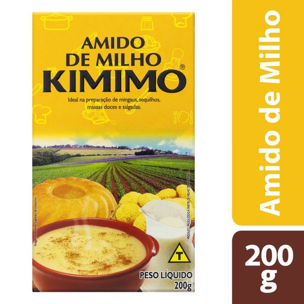 Amido de Milho KIMIMO 200g Amido de Milho KIMIMO  Caixa 200g