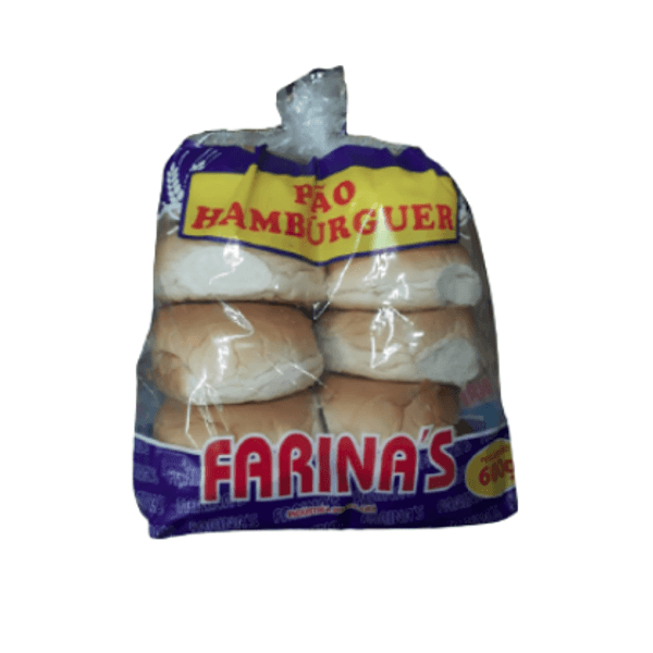 Pão de Hamburguer FARINAS Pacote 600g