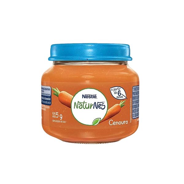 Papinha NESTLÉ Naturnes Cenoura Pote de Vidro 115g Papinha NESTLÉ Naturnes Cenoura Pote de Vidro 115g