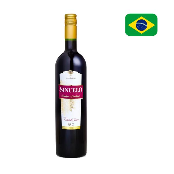 Vinho Tinto Brasileiro SINUELO Bordo Garrafa 750ml