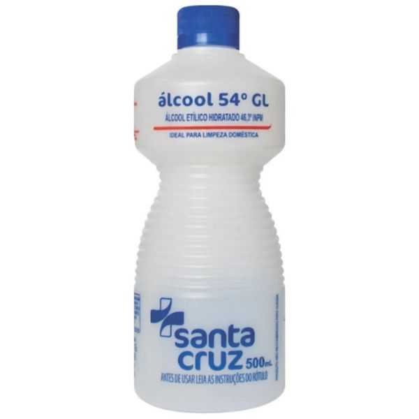 Alcool Santa Cruz 46.3 INPM Garrafa 500ml