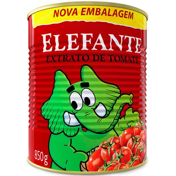 Extrato de Tomate ELEFANTE Lata 850g