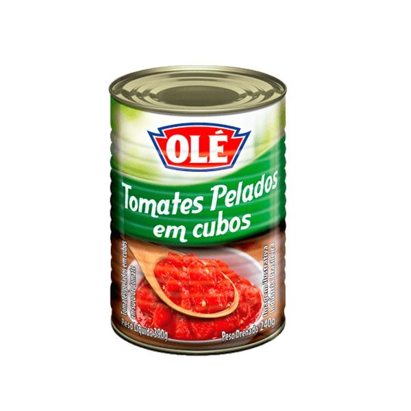 Tomate Cubo Pelado OLÉ Lata 240g