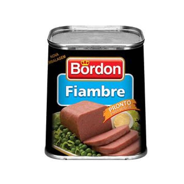 Carne Bovina Fiambre Bordon Lata 320g Carne Bovina Fiambre Bordon Lata 320g