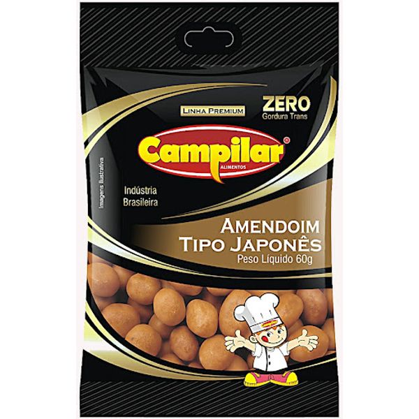 Amendoim CAMPILAR Japonês Pacote 60g