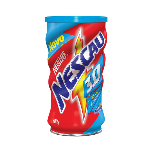Achocolatado em Pó Nescau 3.0 Nestlé Lata 380g