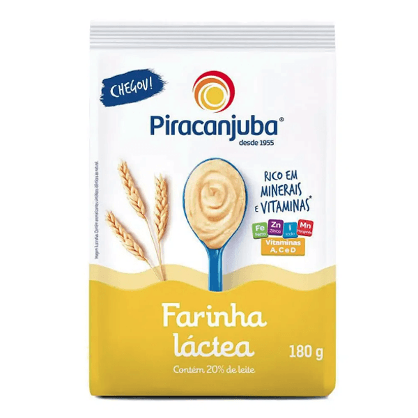 Farinha Lactea Piracanjuba Pouch Pacote 180g