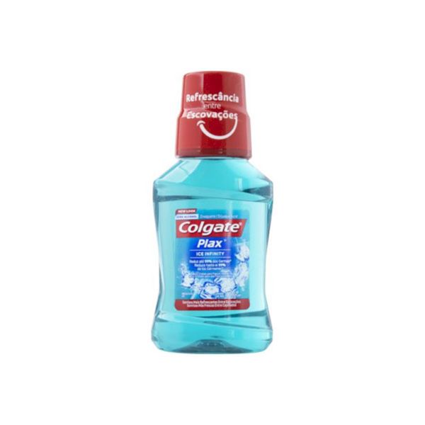 Enxaguante Bucal Colgate Plax Ice Infinity Frasco 180ml