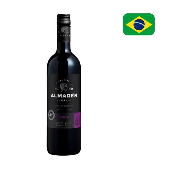 Vinho Tinto Brasileiro ALMADÉN Merlot Garrafa 750ml