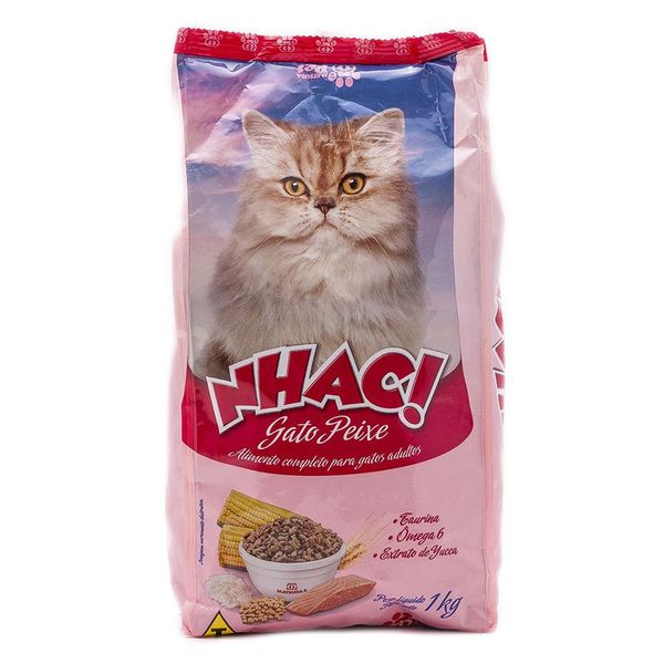 Ração para Gatos NHAC Peixe Pacote 1kg